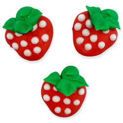 Strawberry Icing Decorations