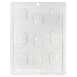 Almond Joy/Mounds Type Candy Bar Chocolate Mold