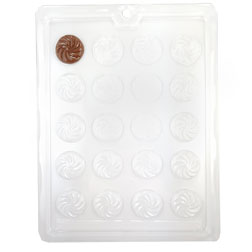 Swirl Mints Chocolate Mold