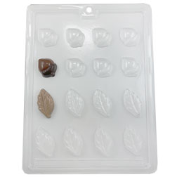 Leaves and Acorns Chocolate Mold