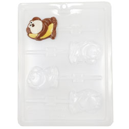 Monkey with Banana Chocolate Mold