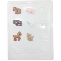 Cute Animals Chocolate Mold