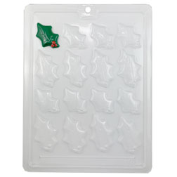 Holly Leaves Chocolate Mold