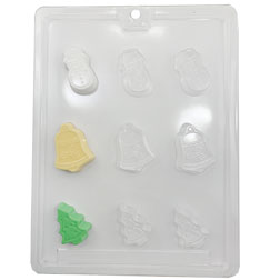 Christmas Icons Bonbon Chocolate Mold