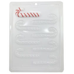 Small Candy Canes Chocolate Mold