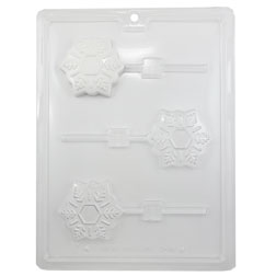 Snowflake Style 2 Chocolate Lollipop Mold