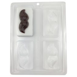 Mustache Bar Chocolate Mold