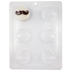 Mustache Chocolate Cookie Mold