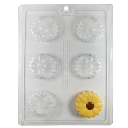 Daisy Sandwich Cookie Chocolate Mold