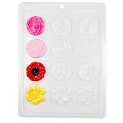 Flower Layon Chocolate Mold