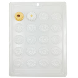 Daisy Mint Chocolate Mold