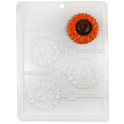 Sunflower Chocolate Sucker Mold