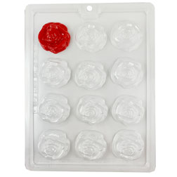 Medium Open Rose Chocolate Mold