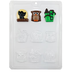 Owl Assortment Chocolate Mold