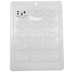 Ghostly Boos Chocolate Mold