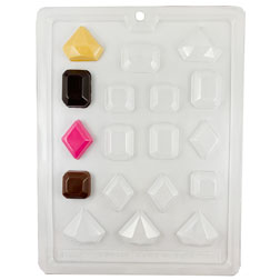 Jewel Shapes Chocolate Mold