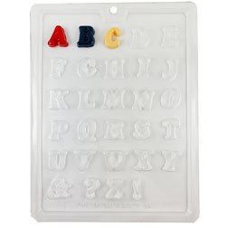 Alphabet Letters Chocolate Mold