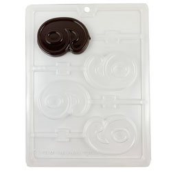 Number Nine Chocolate Sucker Mold