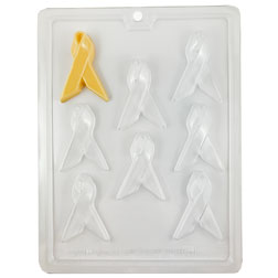 Large Awareness Ribbon Chocolate Mold