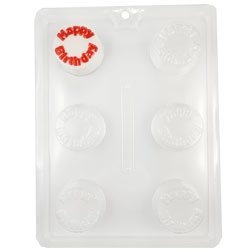 Happy Birthday Chocolate Cookie Mold