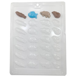 Fish Assortment Chocolate Mold