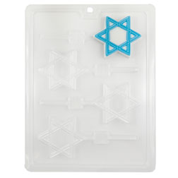 Star of David Chocolate Lollipop Mold