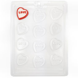 Love Heart Chocolate Mint Mold