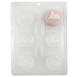 Flower Medallions Silicone Chocolate Candy Mold - CKSA