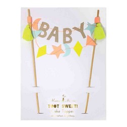 BABY Banner Cake Topper