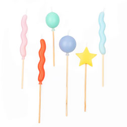 Whimsy Balloon Birthday Candles