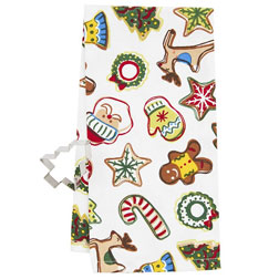Christmas Towel and Tree Cookie Cutter Set