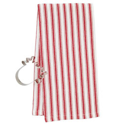 Stripe Towel and Reindeer Cookie Cutter Set