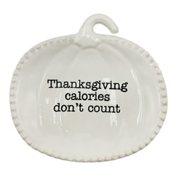 Calories Don't Count Thanksgiving Tidbit Plate