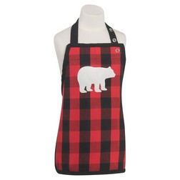 Buffalo Check Bear Apron - Child