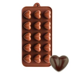 Shop Thin Hearts Chocolate Mold, Silicone Valentine Molds at BPS – Sprinkle  Bee Sweet