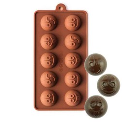 Happy Faces Silicone Chocolate Candy Mold