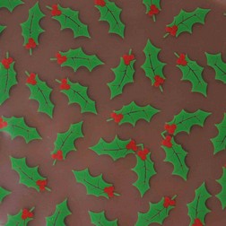 Chocolate World - Chocolate Transfer Sheets - Celine Christmas Trees - 300mm x 400mm - 10 Sheets