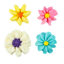 Flower Assortment Icing Decorations