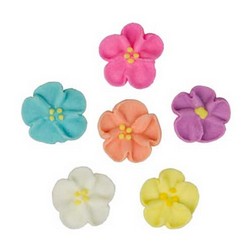 Mini Wild Rose Assortment Icing Decorations