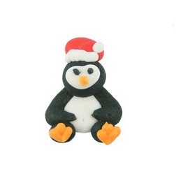 Mini Christmas Penguin Icing Decorations