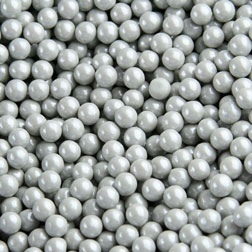 Metallic Black Sugar Pearls 1 lb Pkg