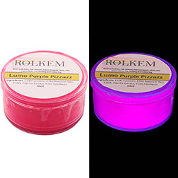 Lumo Glo Paint AND Airbrush Food Color GEL by Rolkem UV Glow in the Dark 