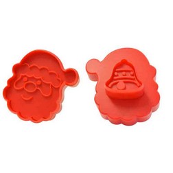 Santa Head Cookie Cutter Stamp