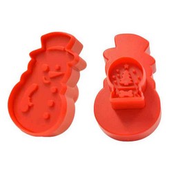 Snowman Cookie Cutter Stamp