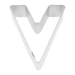 Letter V Cookie Cutter