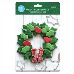 Wreath Centerpiece Cookie Cutter Set