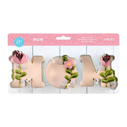 MOM Floral Cookie Cutter Set