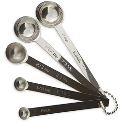 Just a Pinch Measuring Spoons S/S Set - R&M International