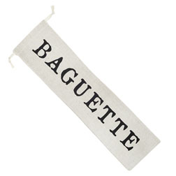 Baguette Draw String Bread Bag