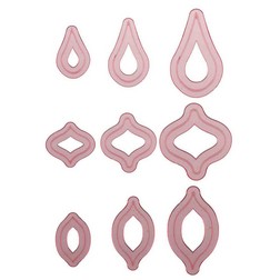 O'Creme Gucci Symbol Gumpaste Cutters, Set of 4 Assorted Gumpaste